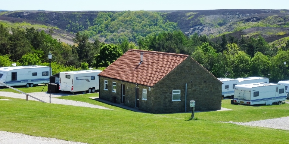 Caravan site near Robin Hoods Bay