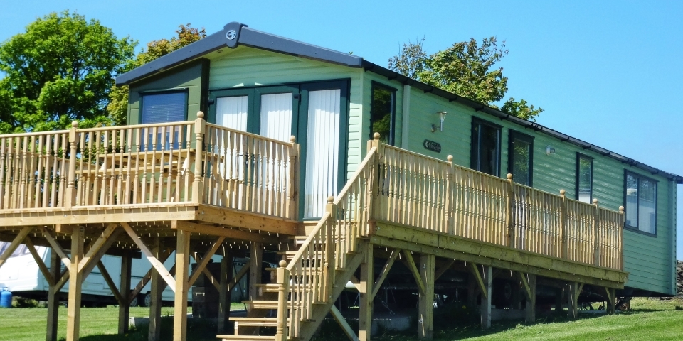 Static Caravan at Grouse Hill Camping and Glamping